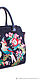 Medium tote bag with embroidered 'Parrot'. Classic Bag. Pelle Volare. My Livemaster. Фото №4