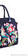 Средняя сумка с вышивкой "Попугай". Классическая сумка. Дизайнерская студия Pelle Volare. Ярмарка Мастеров.  Фото №4