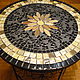 Table with mosaic top ' Golden flower'. Tables. Marjana. My Livemaster. Фото №4