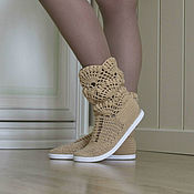 Обувь ручной работы handmade. Livemaster - original item Ankle boots summer, 