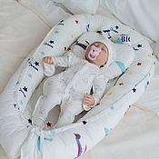Гнездышко для ребёнка 0-14 лет / Кокон / Мобильная кроватка «Проша»