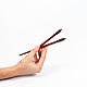 Заказать Заколка-шпилька для волос (пара) из красного дерева H17. ART OF SIBERIA. Ярмарка Мастеров. . Заколки Фото №3