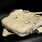 Белая сумочка кошелек из натурального хлопка Букет лаванды