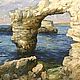 Картина "Тарханкут. Крым." Холст. Масло. Картины. Галерея Мир художников (art-pozitiv58). Ярмарка Мастеров.  Фото №4