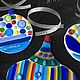 Ёлочные игрушки «Шарики-фонарики» Авторская работа. Елочные игрушки. Оksana Rychkova - Авторское стекло-Фьюзинг. Интернет-магазин Ярмарка Мастеров.  Фото №2