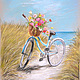 Море, солнце, велосипед, Картины, Омск,  Фото №1