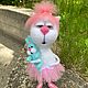 Кошечка, белая кошечка, кисуля, кошка балерина, кошка в подарок. Войлочная игрушка. PodarkiArt. Ярмарка Мастеров.  Фото №6
