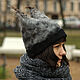 Felted hat with ears. Caps. Felt Hats Shop. Online shopping on My Livemaster.  Фото №2