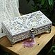 Шкатулка для украшений «Зимняя сказка». Шкатулки. Шкатулки (HandMadeJoli) (HandMadeJoli). Ярмарка Мастеров.  Фото №4