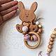 Rodents: wooden rodent ' Bunny', Teething toys, Permian,  Фото №1