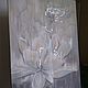 'Lotus and dewdrop' Interior painting with silver potal. Pictures. art-magazinchik-klevera-bleka. My Livemaster. Фото №4