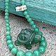 Order Green valley. necklace. Art glass. Japan. Antik Boutique Love. Livemaster. . Vintage necklace Фото №3
