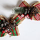 Bow CHRISTMAS. Hanging decor, Christmas decorations, Moscow,  Фото №1