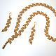 Комплект украшений ручной работы из бисера и бусин Люблю. Комплекты украшений. Лисичкин бисер (украшения из бисера). Ярмарка Мастеров.  Фото №4