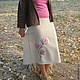 Skirt with embroidery 'Magnolia blossom', Skirts, Azov,  Фото №1
