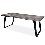 Для дома и интерьера handmade. Livemaster - original item Loft table, JEEVAN platinum black Large. Handmade.