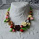 Beads for girls 'Strawberry and chocolate'. Beads2. inspiration. Online shopping on My Livemaster.  Фото №2