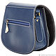 Order Handmade leather bag 'Juliet' (blue). Russian leather Guild. Livemaster. . Classic Bag Фото №3