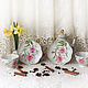 Set painted double smear 'Orchids'. Tea & Coffee Sets. painting and decoupage from Marina (sovaj). My Livemaster. Фото №5