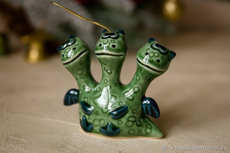 Christmas tree toy - snake Gorynych, Christmas decorations, Sergiev Posad,  Фото №1