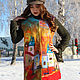 vests: Vest felted 'Warm city' elongated, Vests, Verhneuralsk,  Фото №1
