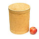 Box-box made of birch bark large. Barrel for flour, sugar. Art. 3073, Jars, Tomsk,  Фото №1