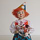 Клоун Рыжий. Куклы и пупсы. Магазин 'Кукольное Очарование'. Интернет-магазин Ярмарка Мастеров.  Фото №2