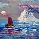 Oil Painting Sea Painting Ship. Pictures. ynik07. Online shopping on My Livemaster.  Фото №2