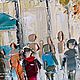 Старый Арбат, холст, 50х60. Картины. ЯркийКрасочныйМир   Natalya Sokolova. Ярмарка Мастеров.  Фото №4