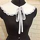 Order  Collar / round, white. ERIO SHOP. Livemaster. . Collars Фото №3