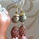 Pendientes-pincel 'marrakech' (pincel, perlas de tensha, accesorios LUX)). Tassel earrings. Pani Kratova (panikratova). Ярмарка Мастеров.  Фото №4