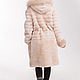 Order Muton fur coat with cross stripes 'Yakutyanka'. Kids fur coat. Livemaster. . Childrens outerwears Фото №3