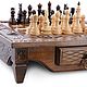 Chess carved in the chest 'Debut' 50, Harutyunyan. Chess. H-Present more, than a gift!. Online shopping on My Livemaster.  Фото №2