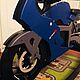 Мотоцикл-качалка BMW K1300S. Мягкие игрушки. Homemoto. Декор, игрушки, красота). Ярмарка Мастеров.  Фото №5