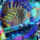 batik scarf 'fish'. Shawls1. OlgaPastukhovaArt. Online shopping on My Livemaster.  Фото №2