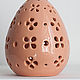 candlesticks: Ceramic egg (coral). Candlesticks. Hill & Mill. My Livemaster. Фото №5