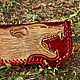 Cartera de cuero Lobo con colmillos'. Wallets. schwanzchen. Ярмарка Мастеров.  Фото №4