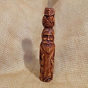 Русский стиль handmade. Livemaster - original item Woodsman, Brownie with an Owl. Home amulet, talisman. Handmade.
