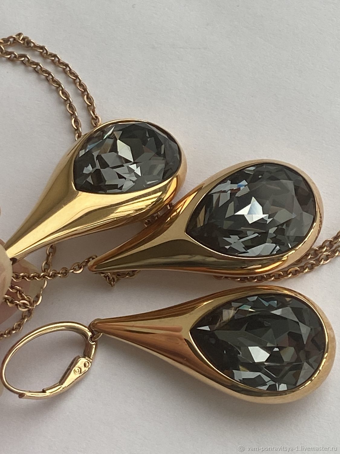 Серьги Колье SWAROVSKI ОРИГИНАЛ сертификат Сваровски купить в интернет ...