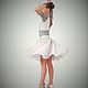 Рейтинговое платье для бальных танцев "Silver rain". Костюмы. EleganceTS. Интернет-магазин Ярмарка Мастеров.  Фото №2