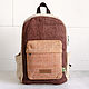 Backpack made of hemp Thamel brown, Backpacks, Nizhny Novgorod,  Фото №1