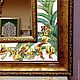 Mirror Painted pottery Orchid and kalibri. Mirror. ArtFlera (artflera). My Livemaster. Фото №6