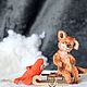 Stoned fox The fox cub is a collectible fox teddy. red. Teddy Bears. NatalyTools (natalytools). My Livemaster. Фото №5
