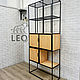 Стеллаж в стиле лофт на заказ LF-944. Стеллажи. Leo-loft. Ярмарка Мастеров.  Фото №6