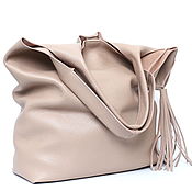 Сумки и аксессуары handmade. Livemaster - original item Summer Leather Bag-bag leather bag-pink ash leather shopper. Handmade.