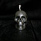 Beeswax candle 'Skull' Black 4 pcs, Candles, Tambov,  Фото №1