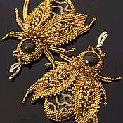 Украшения handmade. Livemaster - original item Earrings bugs, bees. the choice. Handmade.