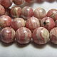 Rhodochrosite 10mm smooth. Beads1. Elena (luxury-fittings). Online shopping on My Livemaster.  Фото №2