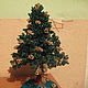 Tree with cones beaded. Trees. Beaded jewelry. Online shopping on My Livemaster.  Фото №2