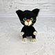 Black cat crocheted. Amigurumi dolls and toys. Faith_in_toys. Online shopping on My Livemaster.  Фото №2